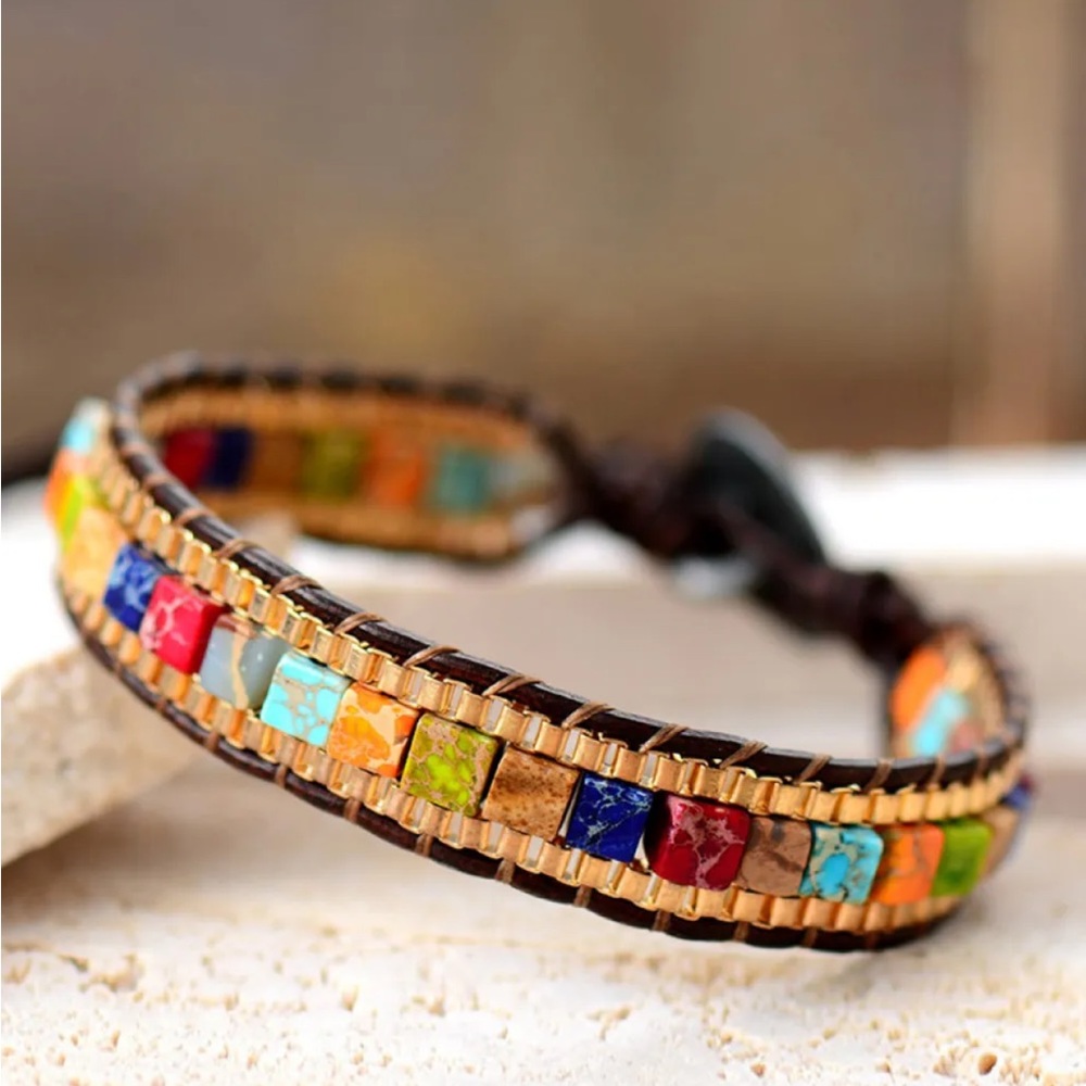 Modern Boho Natural Stone Bracelet